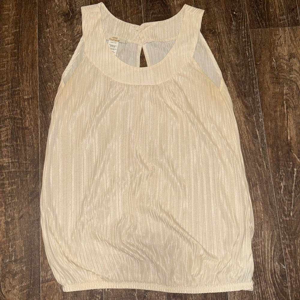 Gold tank top